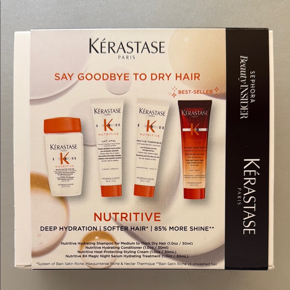 Nutritive Hair Care Set - White and Orange